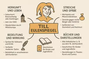 Vorschau - Arbeitsblätter - Lernposter + Arbeitsblatt "Till Eulenspiegel" + Onlineübung & MP3 + Mindmap + Infografik - Seite 2