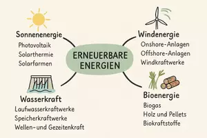 Vorschau - Arbeitsblätter - Lernposter + Arbeitsblatt "Erneuerbare Energie" + Onlineübung & MP3 + Mindmap + Infografik - Seite 3