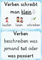 Vorschau - Poster - Wortarten Merkplakate Verben, Adjektive, Nomen in 2 Ausführungen - Seite 2