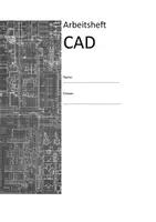 Vorschau - Arbeitsblätter - Arbeitsheft CAD - Solid Edge - Deckblatt