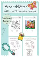 Vorschau - Arbeitsblätter - Schmetterling Lebenszyklus – Distelfalter Projekt – Sachunterricht Grundschule - Seite 1