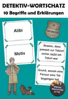 Vorschau - Fördermaterial/Inklusion - Detektiv-Wortschatz Begriffe und Erklärungen - Deckblatt