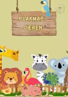 Voorbeeld - Plakmap dieren - Voorblad