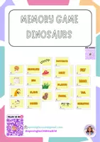 Vista previa - Tarjetas / Manipulativos - DINOSAURS @oposinglescammadrid - Portada