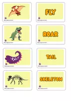 Vista previa - Tarjetas / Manipulativos - DINOSAURS @oposinglescammadrid - página 3