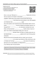 Vorschau - Arbeitsblätter - Arbeitsblätter zum Thema "Warum gibt es Postleitzahlen?" + Lösung & MP3 + - Deckblatt