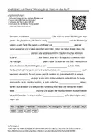 Vorschau - Arbeitsblätter - Arbeitsblätter zum Thema "Warum gibt es Streit um das Asyl?" + Lösung & MP3 + - Deckblatt
