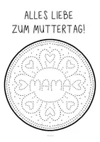 Vorschau - Arbeitsblätter - 12x Kunstprojekte für den Muttertag - Basteln & Malen Materialpaket - Seite 1