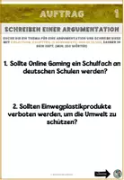 Vorschau - Arbeitsblätter - SCHREIBEN einer ARGUMENTATION - Seite 2