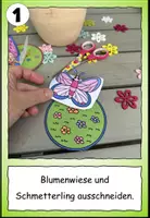 Vorschau - Mal- und Bastelvorlagen - 3D-Schmetterlings-Wiese - Frühling - Bastelvorlage - Seite 2