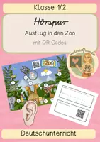 Vorschau - Audio-Dateien - Hörspur - Ausflug in den Zoo - Klasse 1/2 - Deckblatt