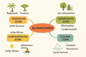 Vorschau - Arbeitsblätter - Lernposter + Arbeitsblätter "Klimazonen" + interaktive Lösungen & MP3s + Mindmap + Infografik - Seite 3
