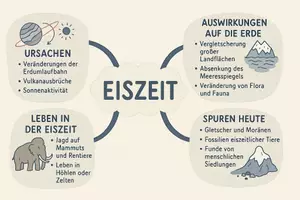 Vorschau - Arbeitsblätter - Lernposter + Arbeitsblätter zum Thema "Eiszeit" + Lösung & MP3 + Mindmap + Infografik - Seite 3