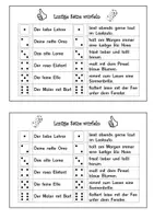 Vorschau - Arbeitsblätter - Sätze würfeln mit Ll-Wörtern - Deckblatt