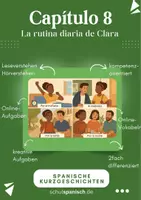 Vorschau - Unterrichtsreihen - Leseverstehen Spanisch "Los verbos reflexivos" inkl. Online-Aufgaben - Deckblatt