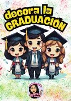 Vista previa - Manualidades / Dibujos para colorear - DECORA LA GRADUACIÓN - Portada