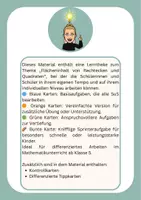 Vorschau - Stationenlernen - Arbeitsblatt Flächeninhalt Rechteck und Quadrat Boden Wohnung 1 - Seite 1