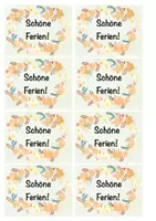 Vorschau - Bildkarten - Kleine Ferienwünsche für Frühling-/Sommer, Herbst- oder Winterferien - Seite 1