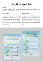 Vorschau - Spiele - Silbenlesen-Aktionskarten | zum Lesespiel "Der Froschteich" - Seite 1