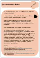 Vorschau - Test - Deutscharbeit Nacherzählung Fabel - Seite 1