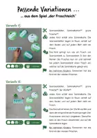 Vorschau - Spiele - Silbenlesen-Seerosenblätter | Lesespiel "Der Froschteich" - Seite 2