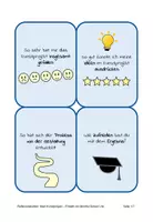 Vorschau - Arbeitsblätter - Reflexionskarten (Kunstunterricht): Mein Kunstprojekt - Seite 1