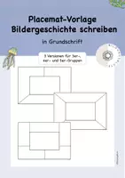 Vorschau - Arbeitsblätter - Placemat-Vorlage Bildungsbluete - Deckblatt
