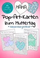 Vorschau - Mal- und Bastelvorlagen - Materialpaket Muttertag & Vatertag: Rund ums Herz - Seite 1