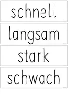 Vorschau - Text - 100 Adjektive - Wortkarten / Tafelmaterial - Seite 2