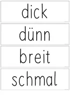 Vorschau - Text - 100 Adjektive - Wortkarten / Tafelmaterial - Seite 3
