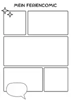 Vorschau - Arbeitsblätter - Feriencomic - Seite 1
