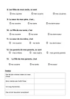 Vorschau - Arbeitsblätter - Französisch: La Famille - Gedichte + Quiz - Seite 2