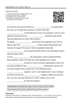 Vorschau - Arbeitsblätter - Arbeitsblätter zum Thema "Blu-ray" (Lückentext, Hörverstehen) + Lösung & MP3 - Deckblatt