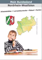 Vorschau - Arbeitsblätter - Mein Bundesland: Nordrhein-Westfalen - Deckblatt