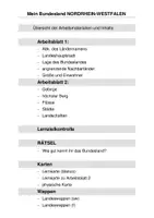 Vorschau - Arbeitsblätter - Mein Bundesland: Nordrhein-Westfalen - Seite 1