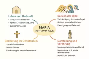 Vorschau - Arbeitsblätter - Lernplakat + Arbeitsblatt "Maria - Mutter von Jesus" + Onlineübung & MP3 + Mindmap + Infografik - Seite 3