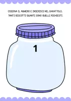 anteprima - Giochi - Gioco per imparare a contare "Biscotti e Barattoli" - Pagina 3