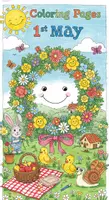 anteprima - Clipart / Immagini originali - Pagine da colorare – Festa del 1° Maggio (per bambini) - Pagina di copertina