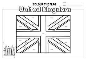 Vorschau - Arbeitsblätter - Landeskunde British Isles | Colour the Flag | Tag der offenen Tür Englisch - Seite 1