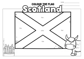 Vorschau - Arbeitsblätter - Landeskunde British Isles | Colour the Flag | Tag der offenen Tür Englisch - Seite 3
