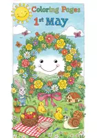 anteprima - Clipart / Immagini originali - Pagine da colorare – Festa del 1° Maggio (per bambini) - Pagina 1