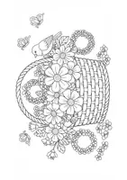 anteprima - Clipart / Immagini originali - Pagine da colorare – Festa del 1° Maggio (per bambini) - Pagina 3