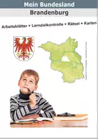 Vorschau - Arbeitsblätter - Mein Bundesland Brandenburg - Deckblatt