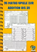 Vorschau - Spiele - Würfel dich schlau! 35 Mathe-Spiele zur Addition bis 20 - Deckblatt