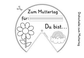 Vorschau - Arbeitsblätter - Muttertag Bastelvorlagen & Malvorlagen SPARPAKET - Seite 3