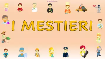 anteprima - Materiale di supporto/inclusione - Gioca e Impara... i MESTIERI! - Pagina di copertina