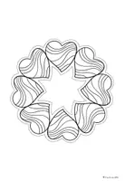 Vorschau - Mal- und Bastelvorlagen - Mandala-Karten Muttertag Vatertag - Seite 2