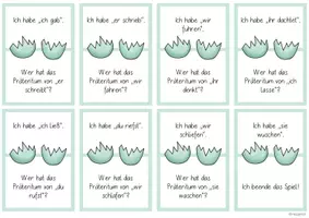 Vorschau - Spiele - Ich habe... Wer hat...? - starke Verben im Präteritum - Seite 3