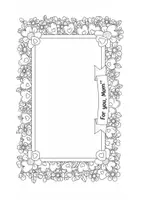 Vista previa - Elementos para la creación de materiales - Coloring pages Mother's Day / Día de la Madre! - página 3