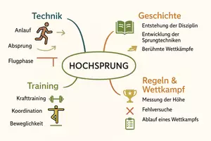 Vorschau - Arbeitsblätter - Lernposter + Arbeitsblätter zum Thema "Hochsprung" + Lösung & MP3 + Mindmap + Infografik - Seite 3